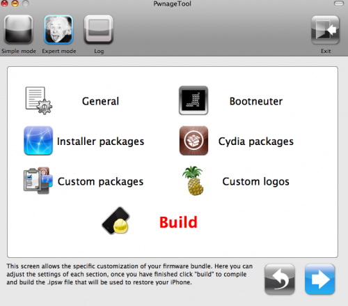 PwnageTool 3.0 for Mac OSX